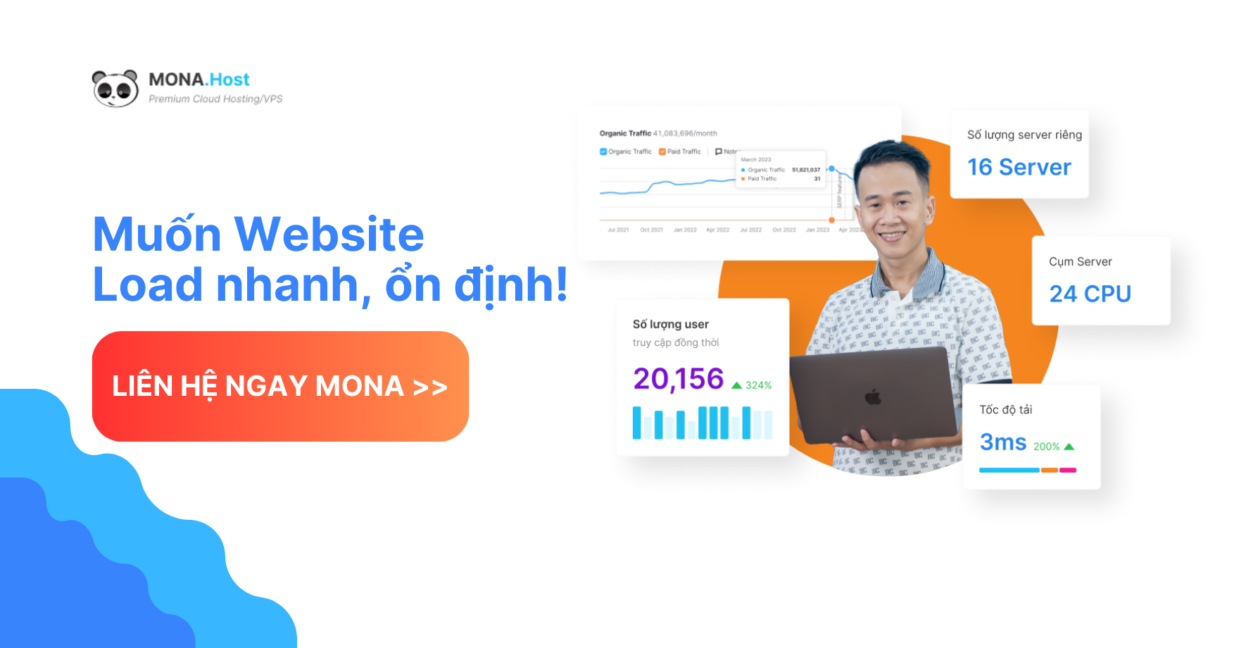 Muốn website ổn định, liên hệ ngay Mona nhé
