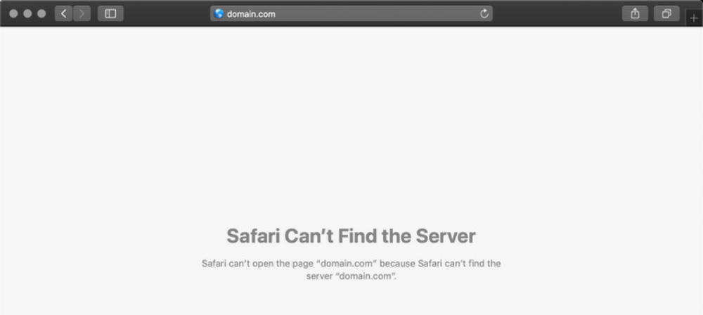 Lỗi dns_probe_finished_nxdomain trên trình duyệt Safari
