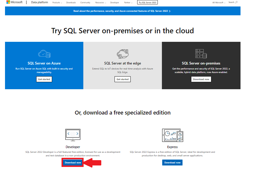 Hướng dẫn cài đặt SQL Server 