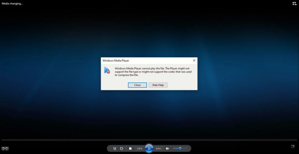 Video không mở được trên Windows Media Player
