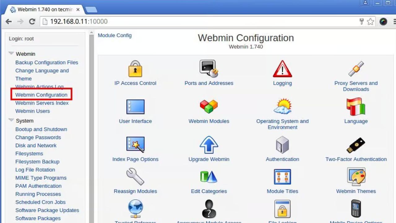 Phần mềm quản lý hosting Wеbmin