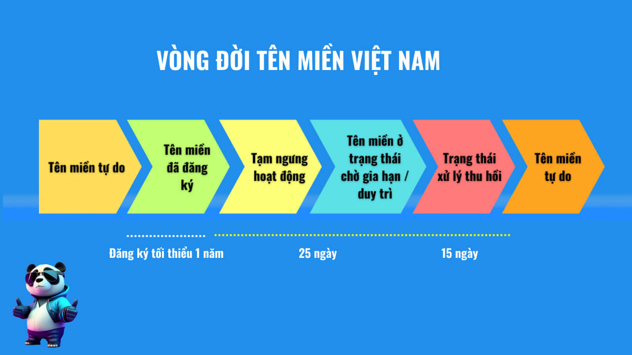 Vòng đời tên miền Việt Nam là gì? Vòng đời tên miền vn

