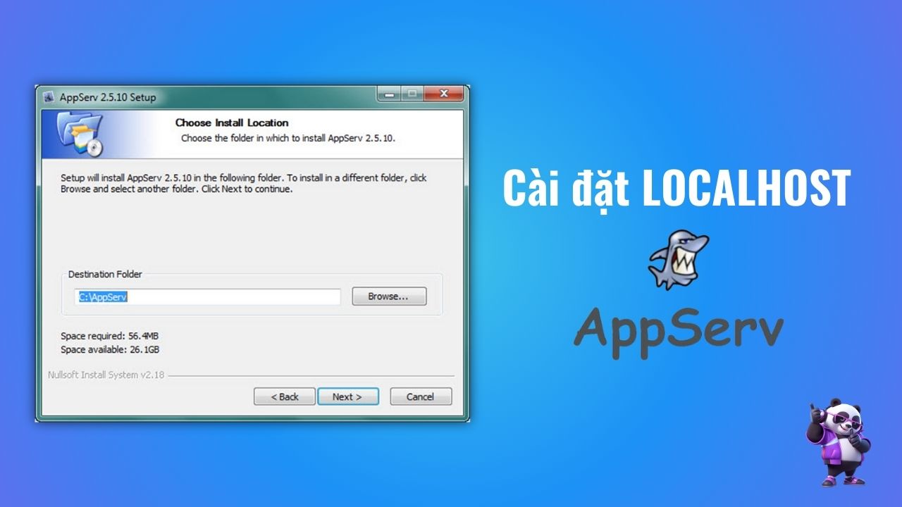 Cài đặt Localhost trên AppServ