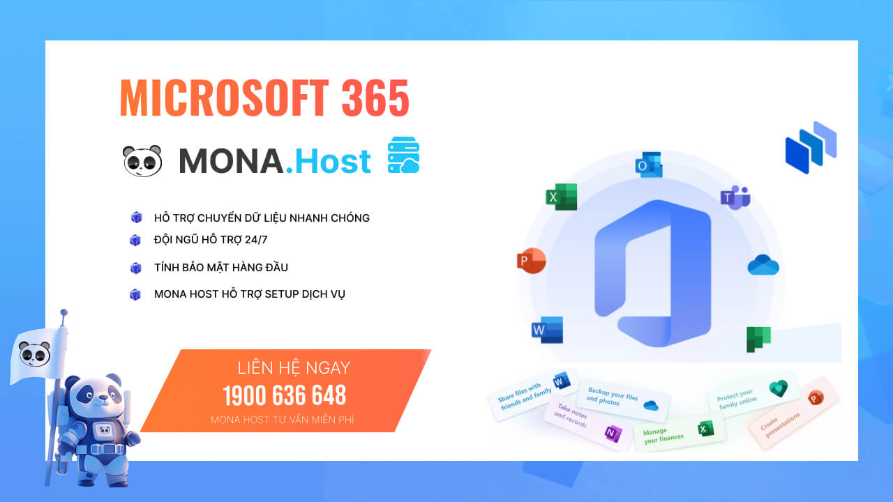 dịch vụ Microsoft 365 tại MONA Host