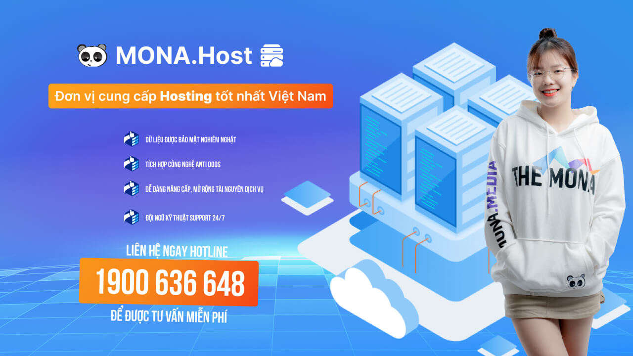MONA Host đơn vị cho thuê hosting tốt nhất Việt Nam