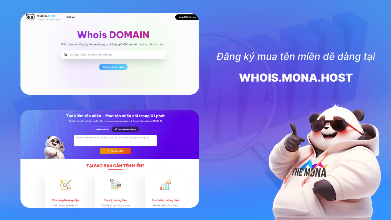 Đăng ký mua tên miền gov chất lượng, uy tín tại MONA Host