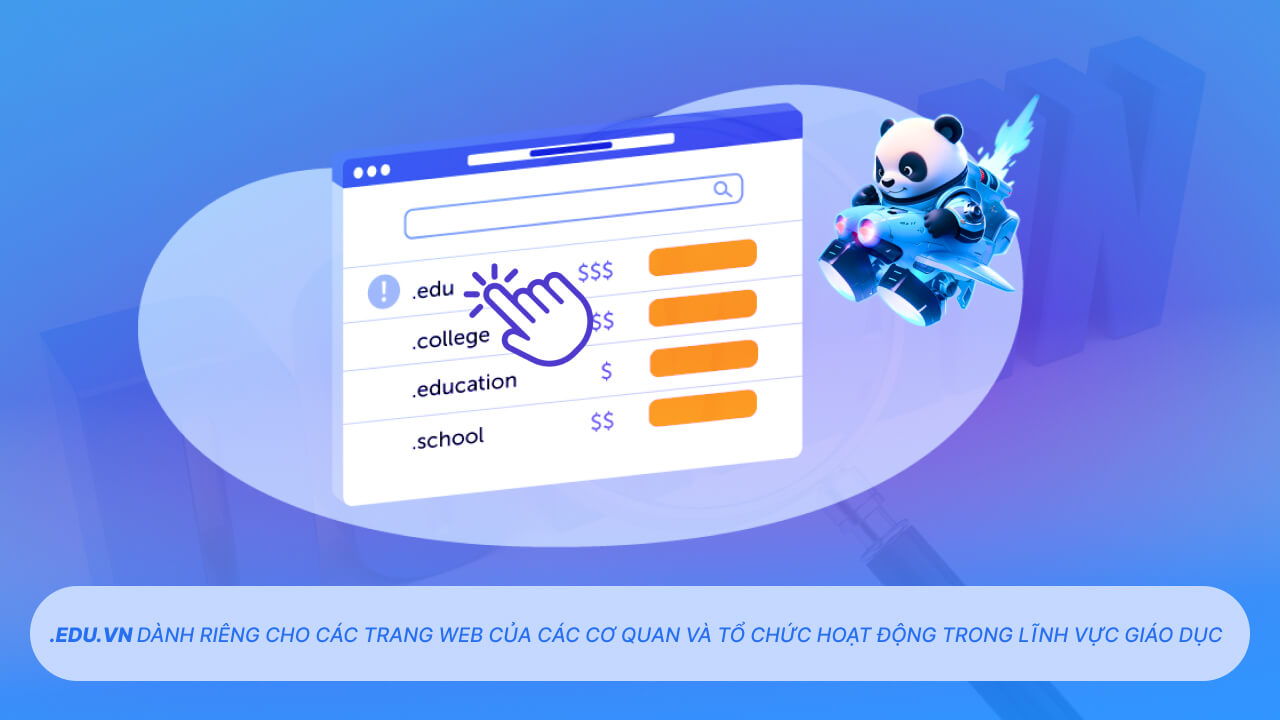 Đối tượng sử dụng tên miền edu.vn