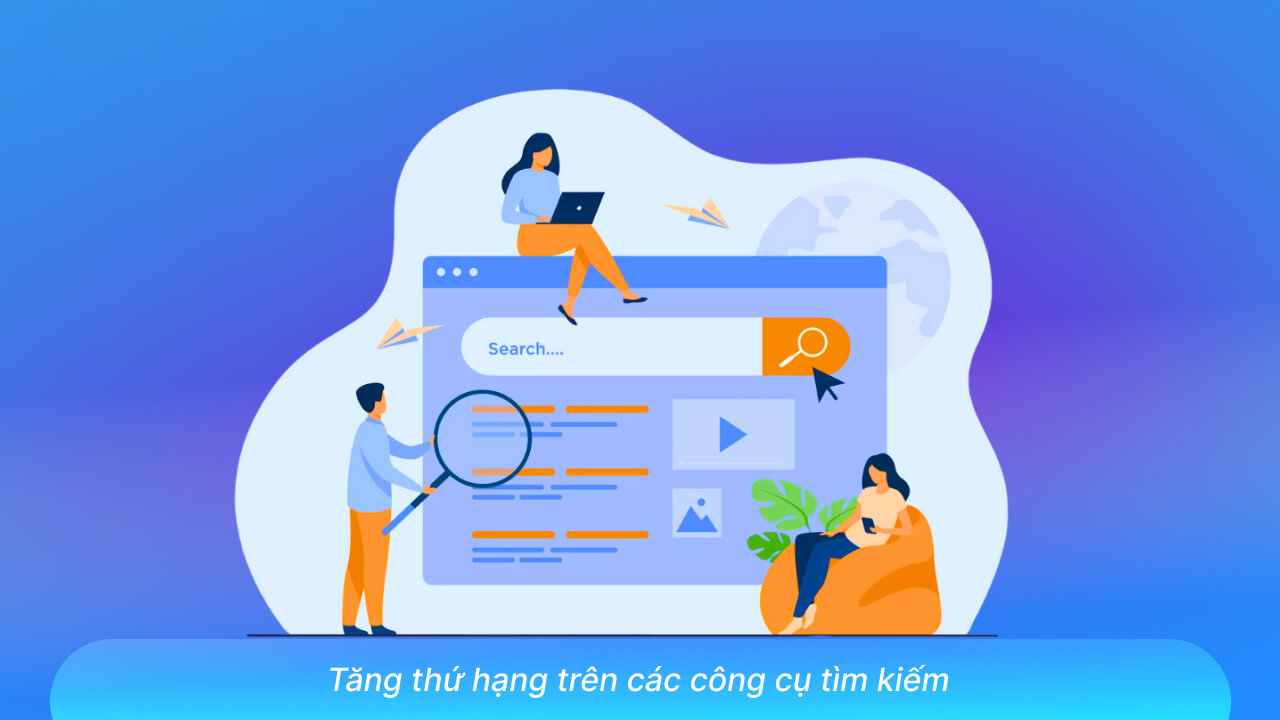 Tăng thứ hạng trên các công cụ tìm kiếm với ai.vn