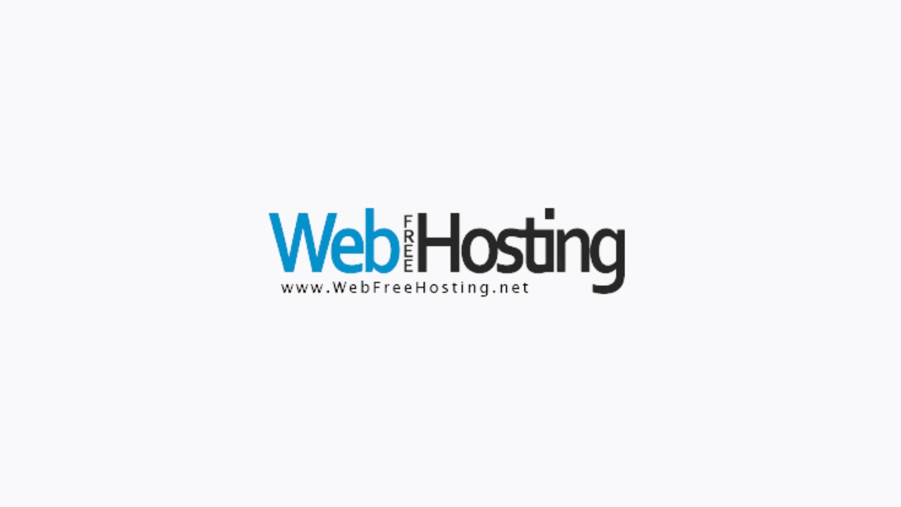 Tạo hosting miễn phí tại WebFreeHosting.net