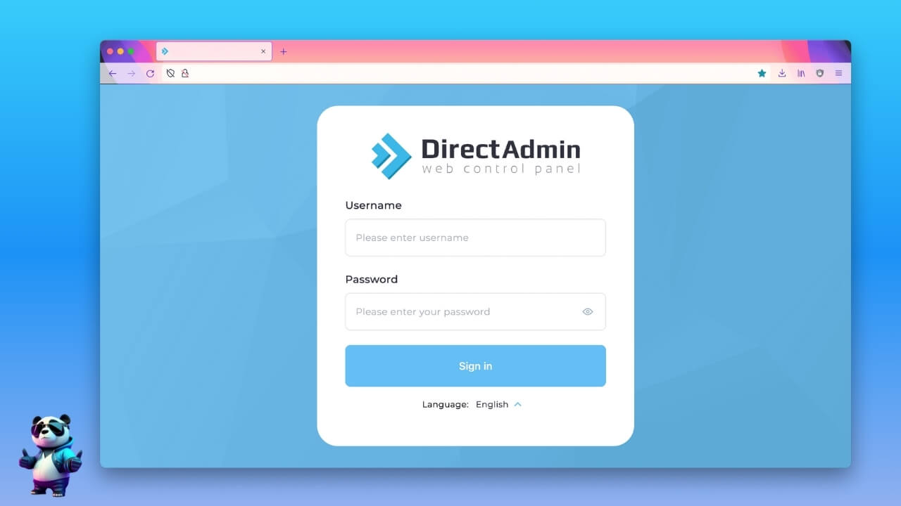 Cách đăng nhập DirectAdmin