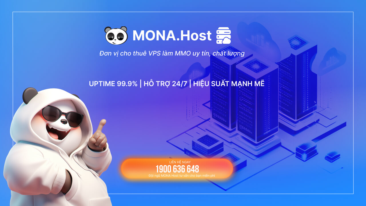 MONA Host đơn vị cung cấp VPS MMO uy tín 