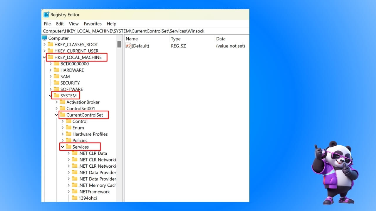 Tại cửa sổ Registry Editor, bạn chọn HKEY_LOCAL_MACHINE