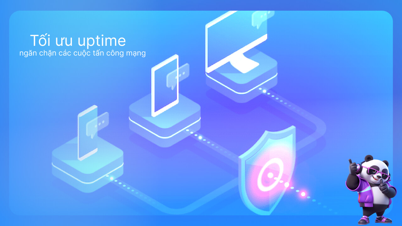 Tối ưu uptime ngăn chặn các cuộc tấn công mạng