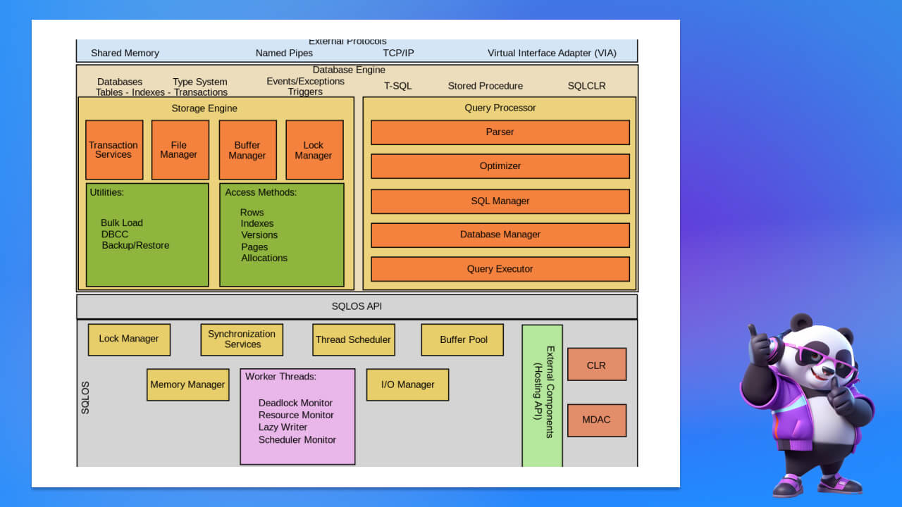 Cấu trúc của SQL Server