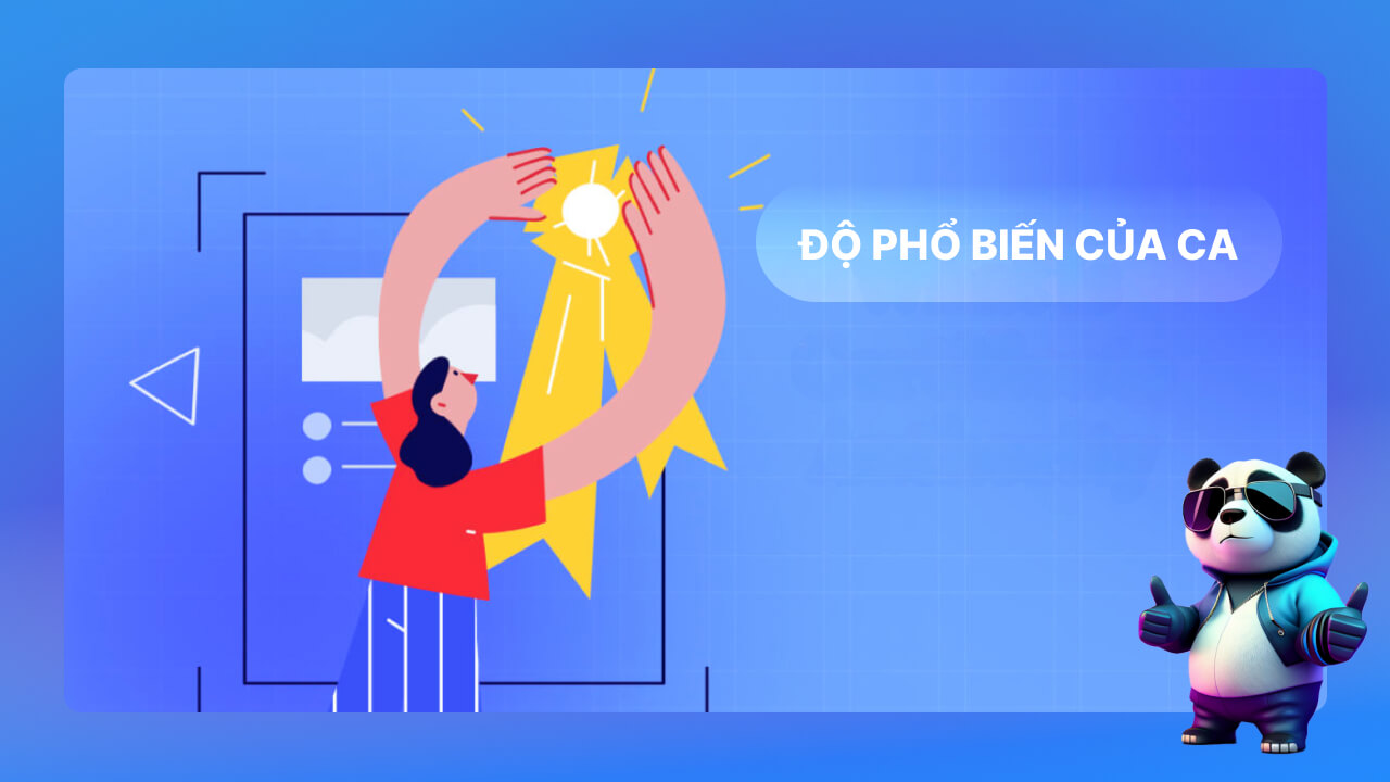 Độ phổ biến của CA