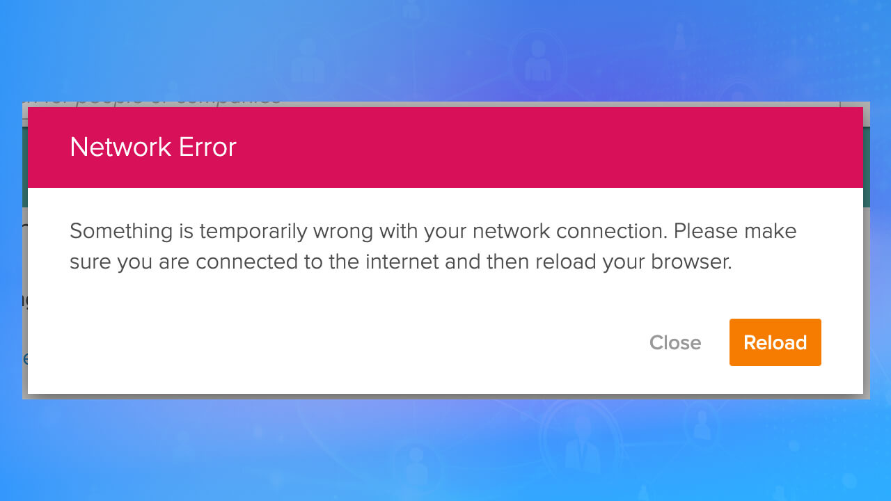 Network Error là gì và cách khắc phục?