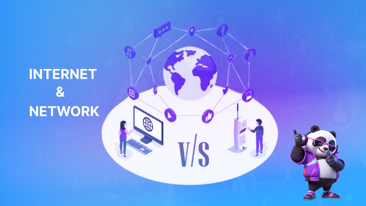 Sự khác biệt giữa Internet và Network