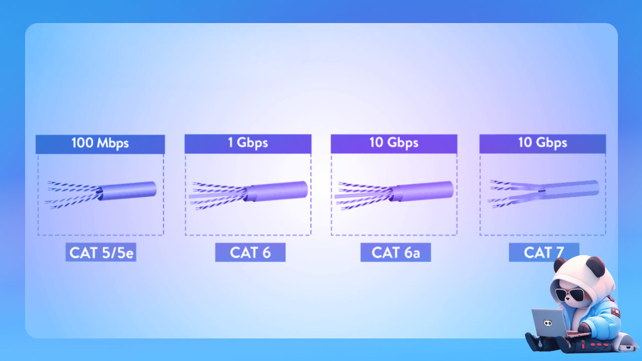 Các loại cáp Ethernet phổ biến