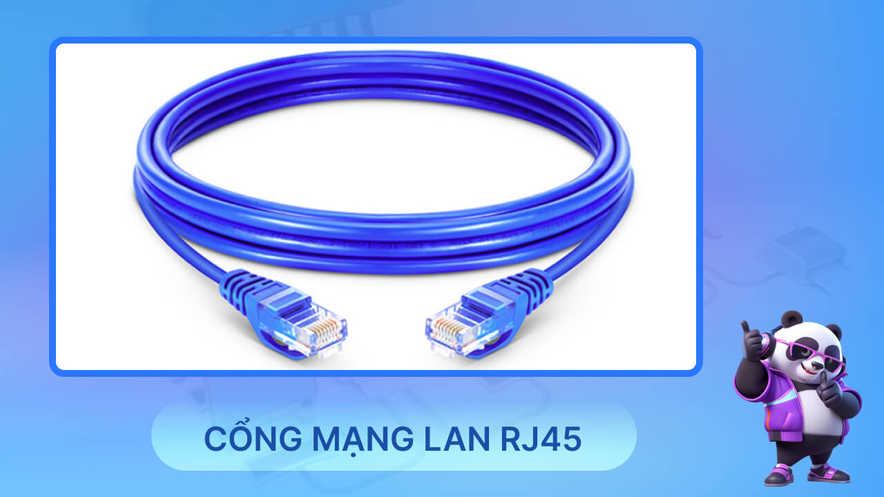 Cổng kết nối mạng Lan (RJ45) trên máy tính và laptop là gì