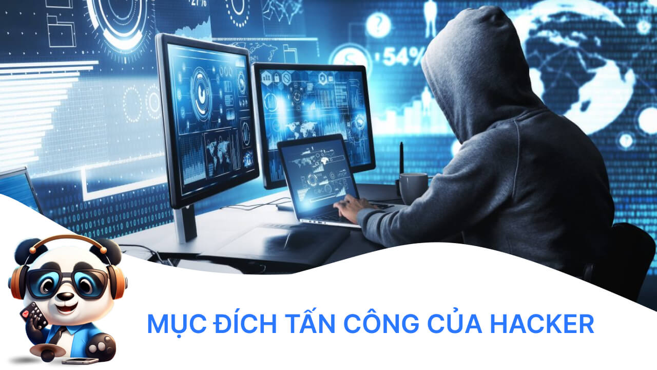 Tại sao hacker lại tấn công mạng?