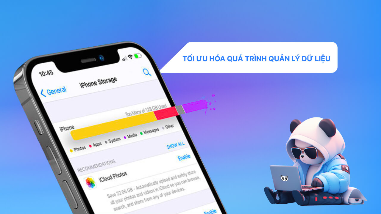 Tối ưu hóa quá trình quản lý dữ liệu 