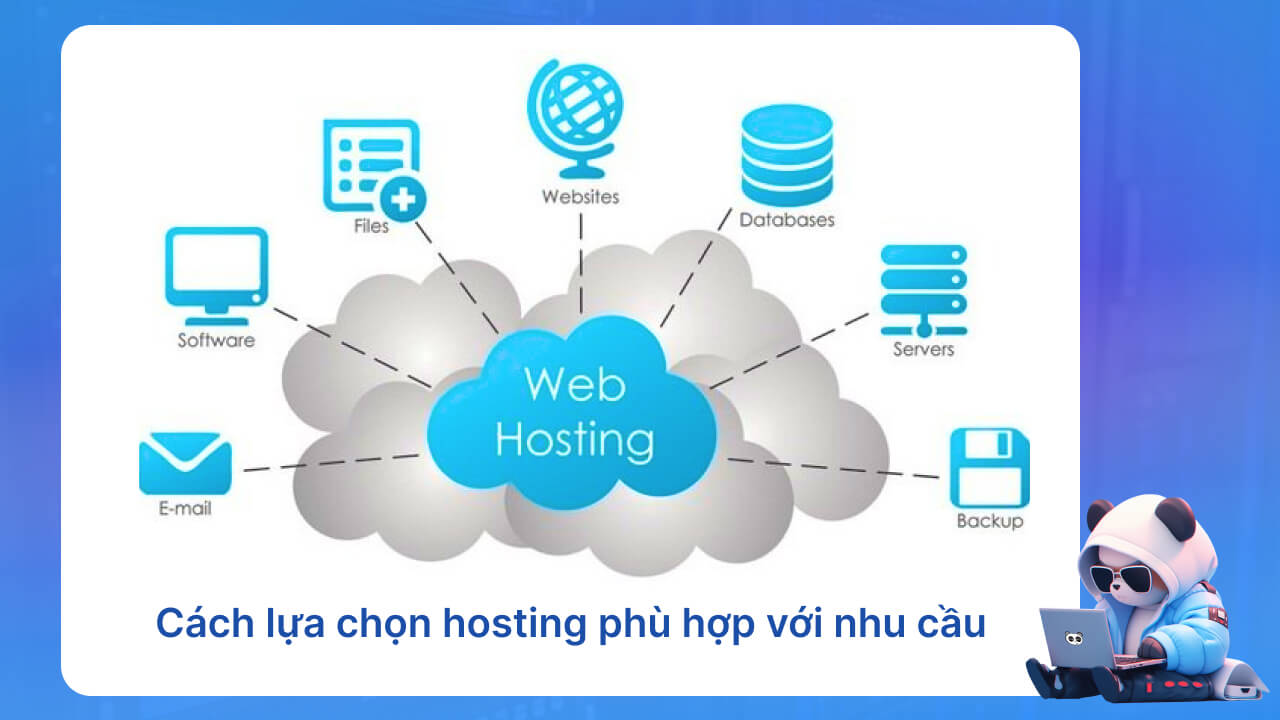 Cách lựa chọn hosting phù hợp với nhu cầu