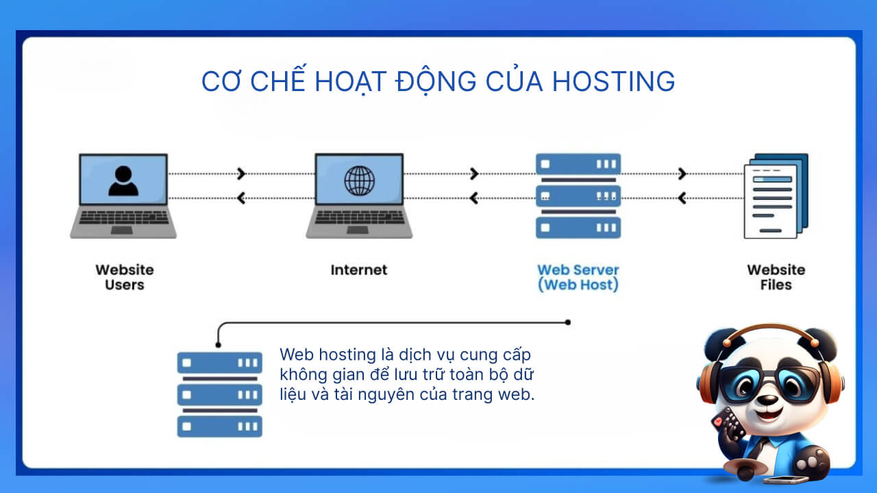 Cơ chế hoạt động của web hosting