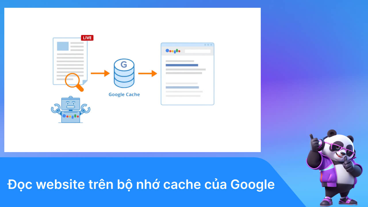 Đọc trang web trên bộ nhớ cache của Google