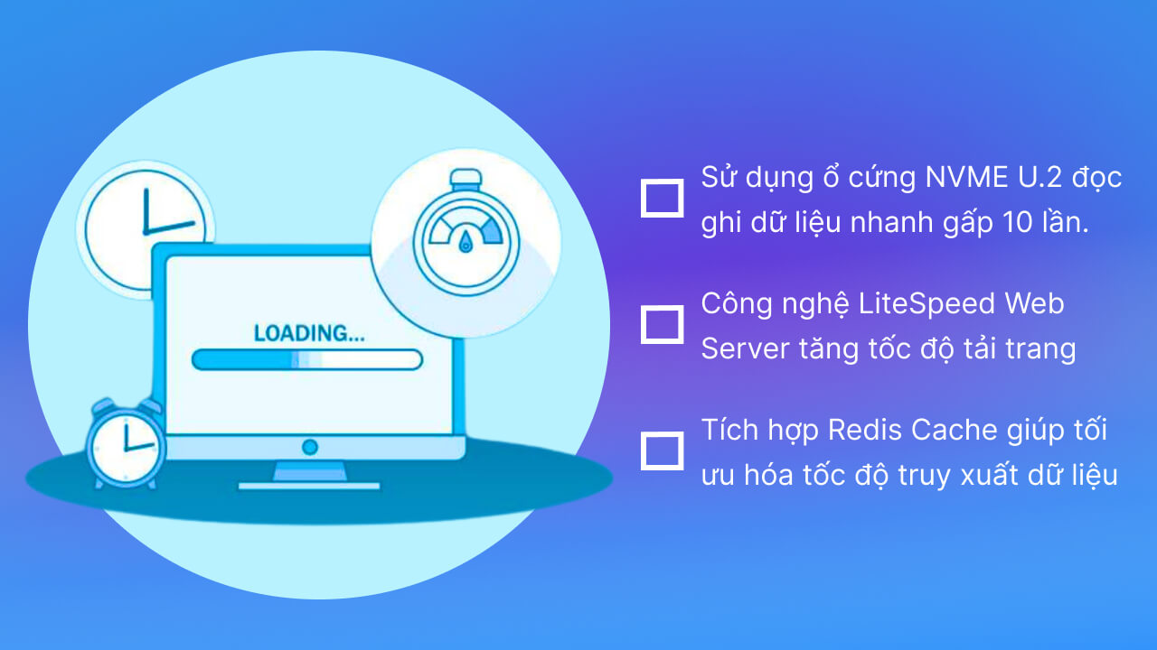 Tốc độ tải trang vượt trội