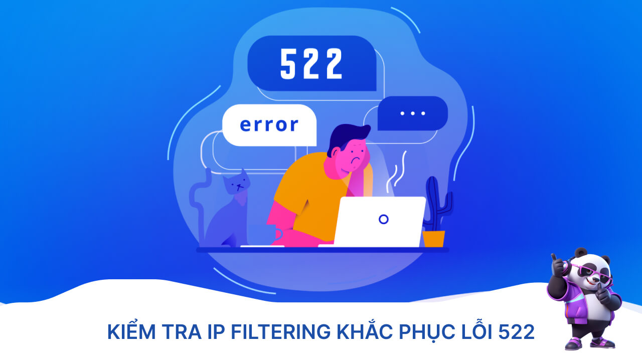 Kiểm tra IP Filtering khắc phục lỗi 522