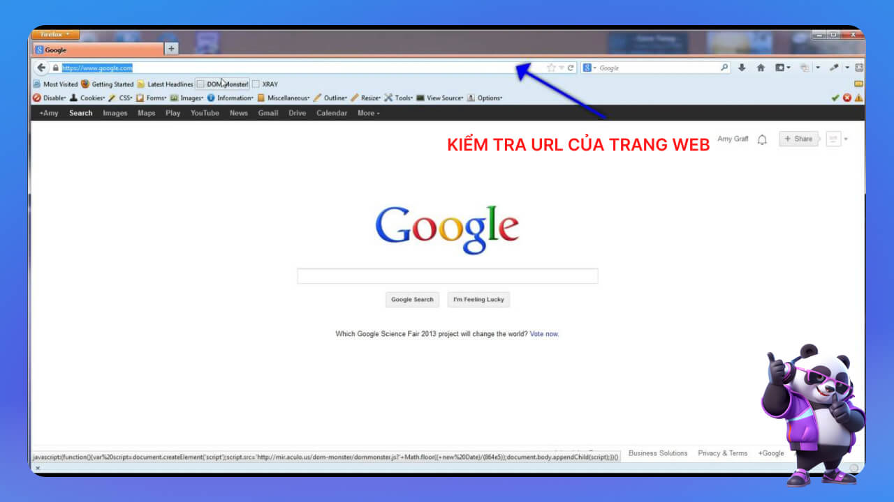 Kiểm tra URL của trang web