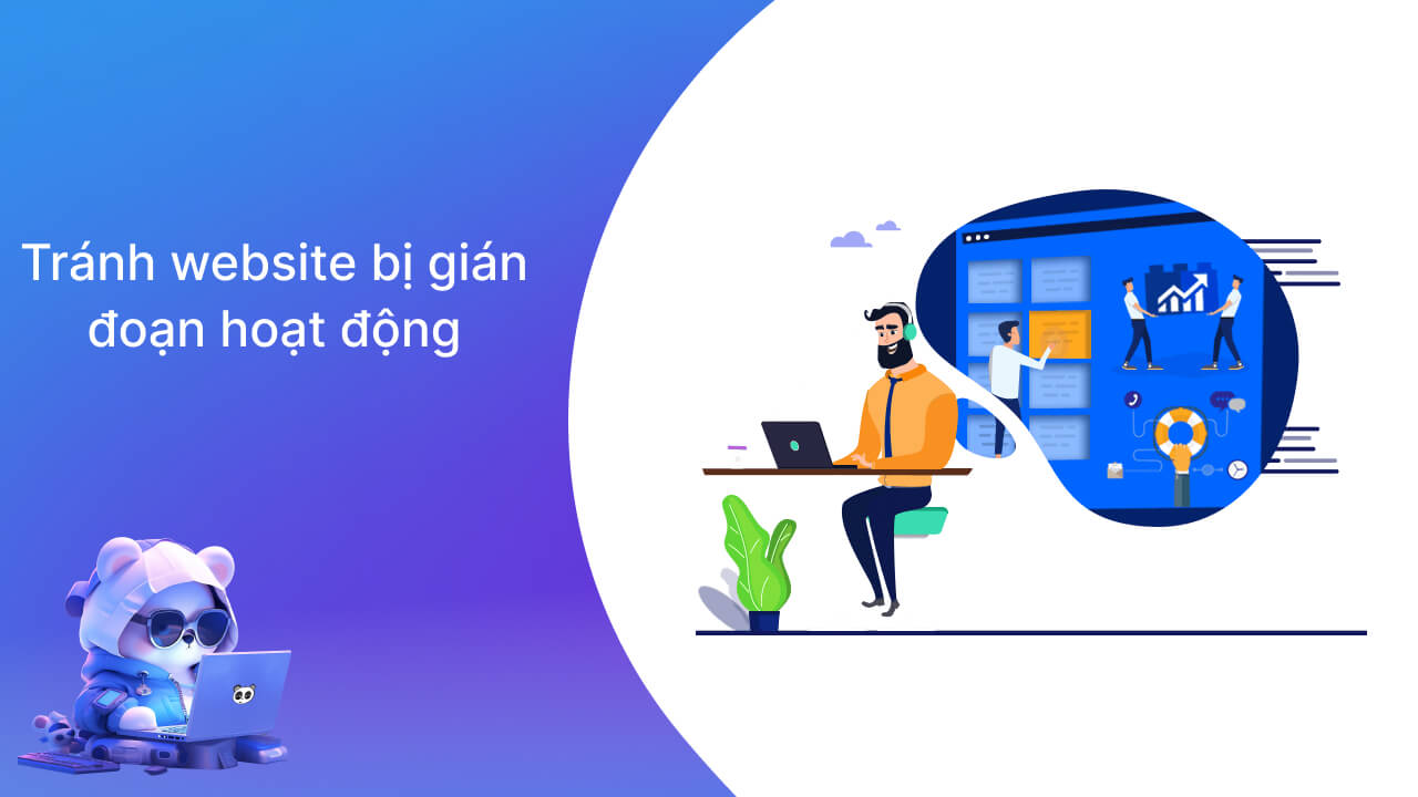 Tránh website bị gián đoạn hoạt động