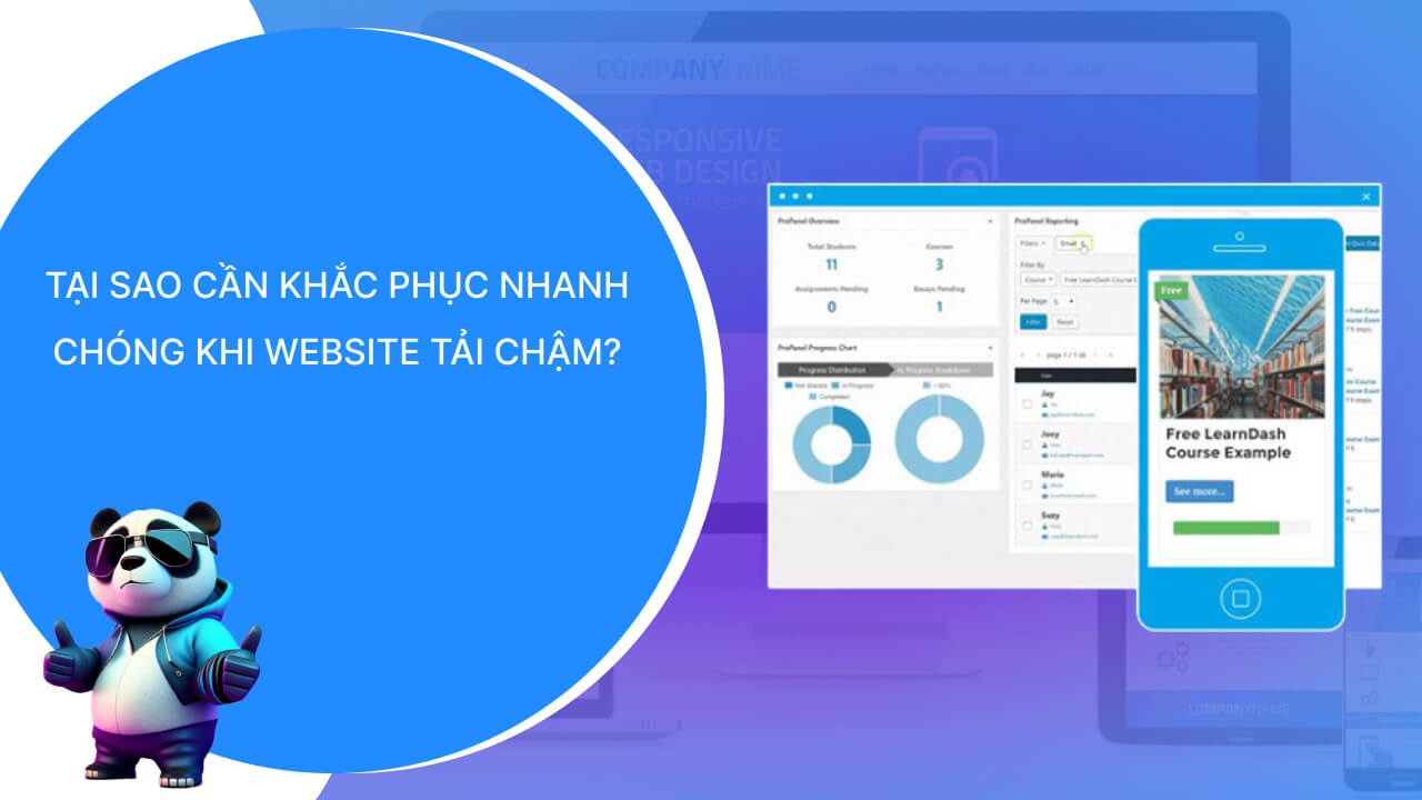 Vì sao phải khắc phục Web tải chậm?