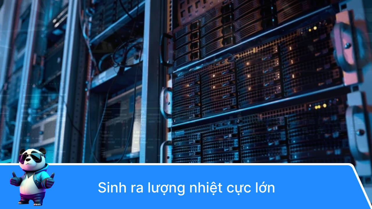 Sinh ra lượng nhiệt cực lớn