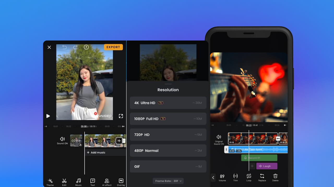 App chỉnh sửa video VivaVideo