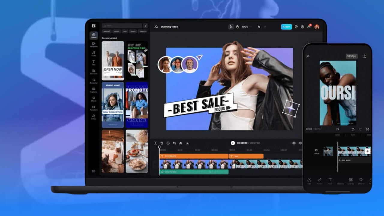 App edit video miễn phí Capcut