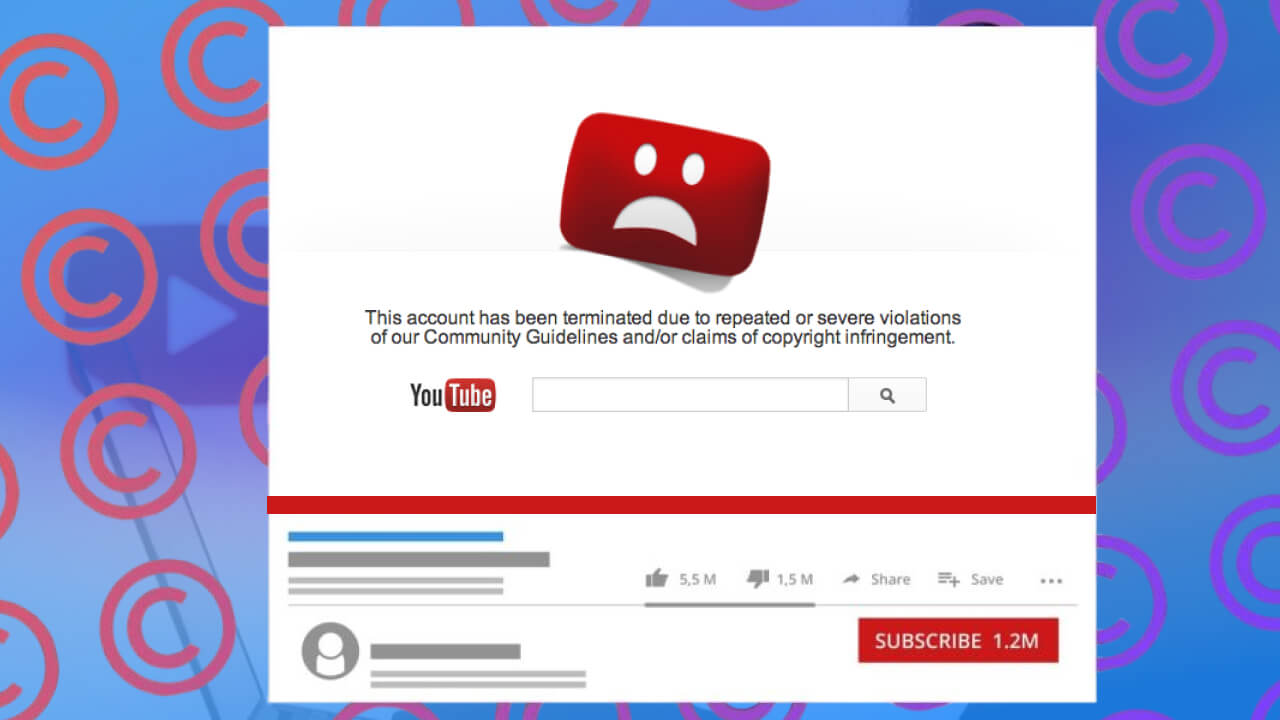 vi phạm bản quyền trên Youtube