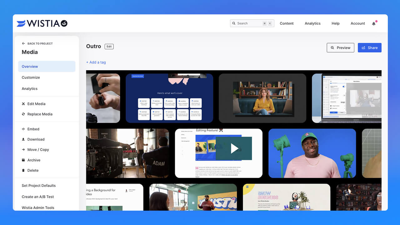 web chia sẻ video Wistia.com