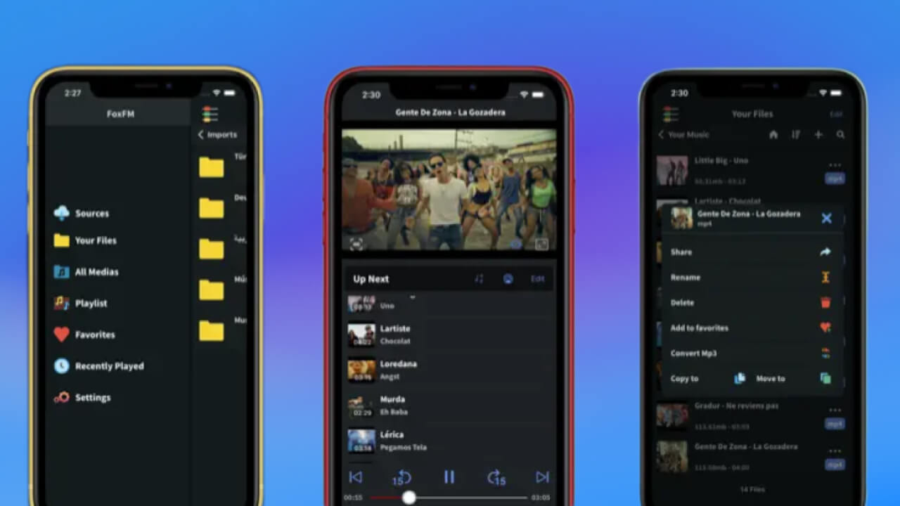 FoxFM – File Manager & Player download video 