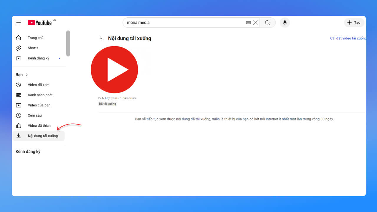 Thư viện nội dung tải xuống