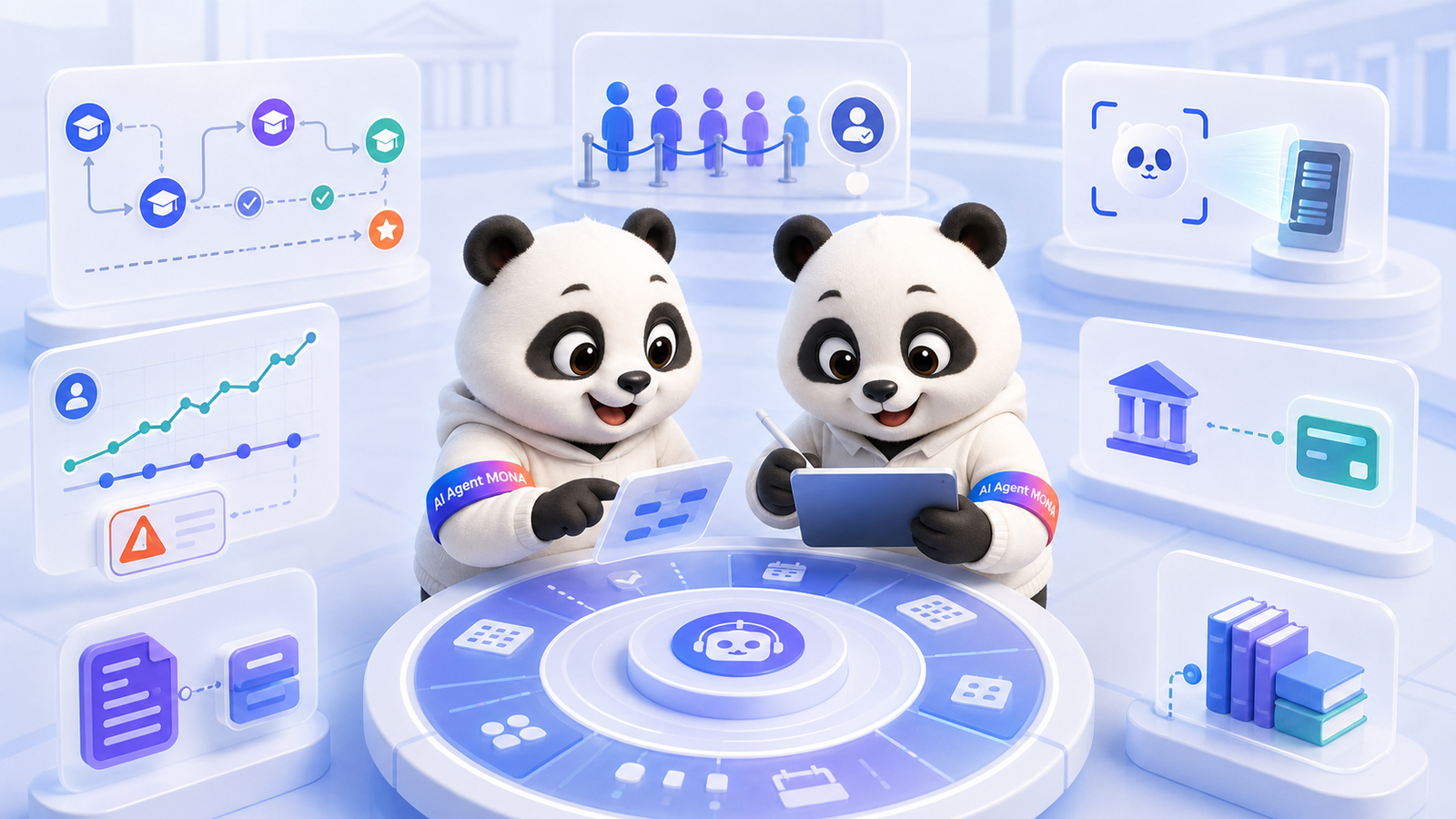 MONA UniMaster nối chương trình, đăng ký, cảnh báo học lực, học phí và thư viện