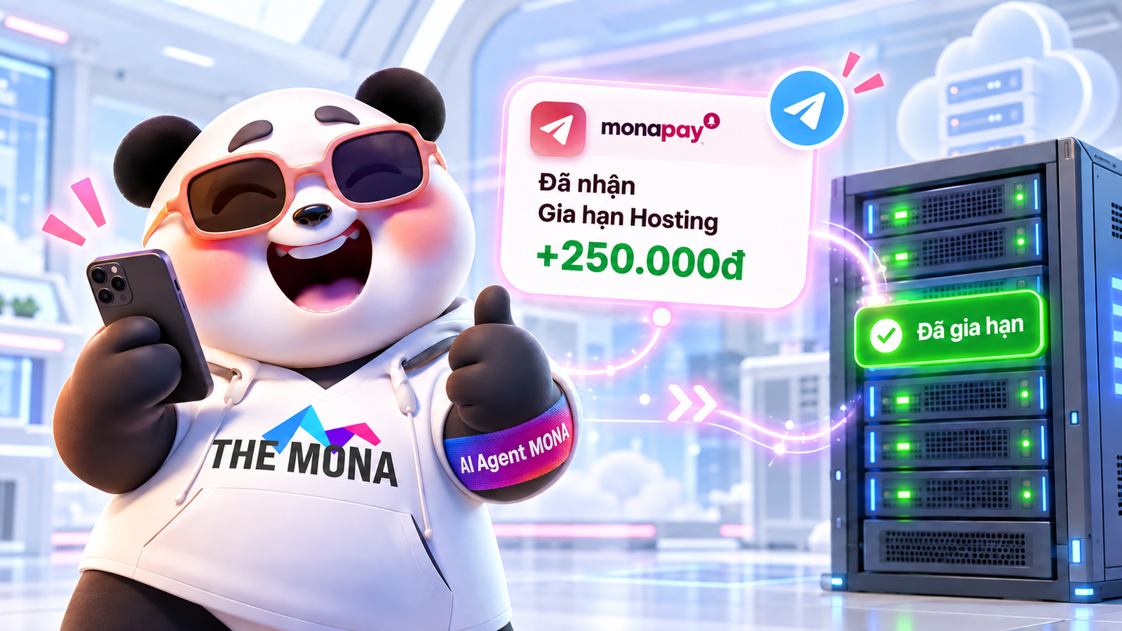 Thu tiền hosting tự động: hết cảnh sót bill, mở host tức thì