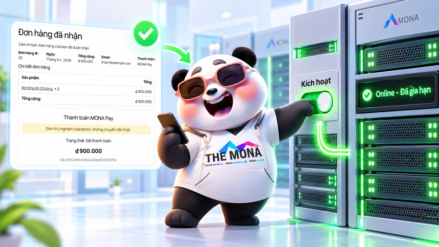 Thu tiền hosting tự động: hết cảnh sót bill, mở host tức thì