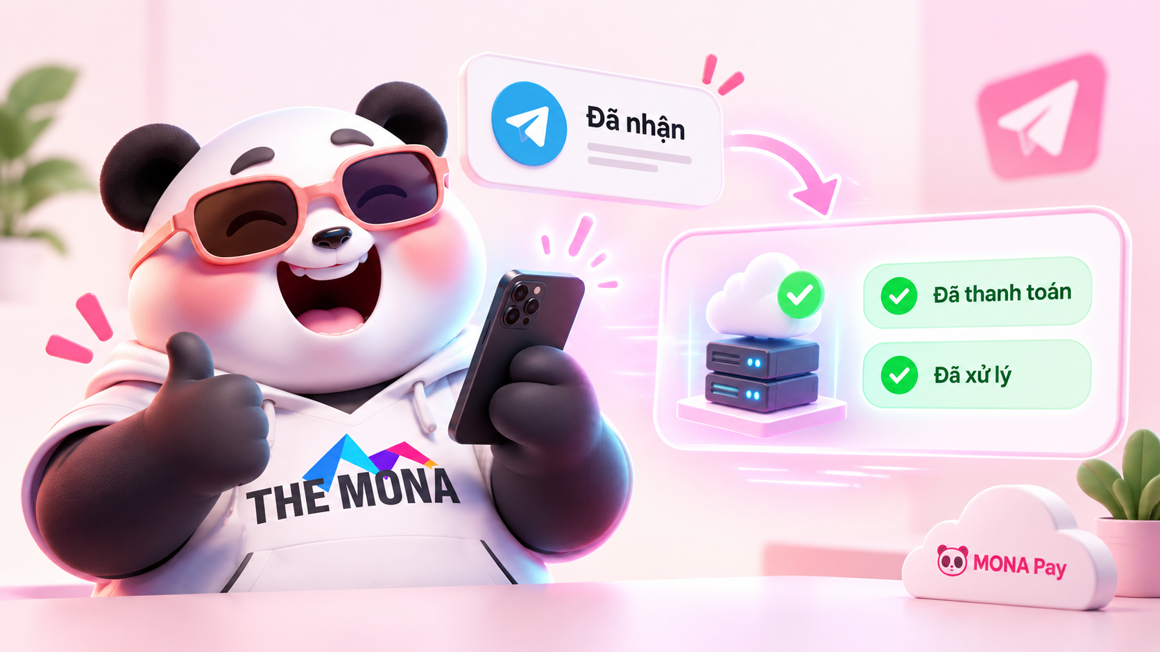 cổng thanh toán thu tiền hosting saas cấp phát tự động